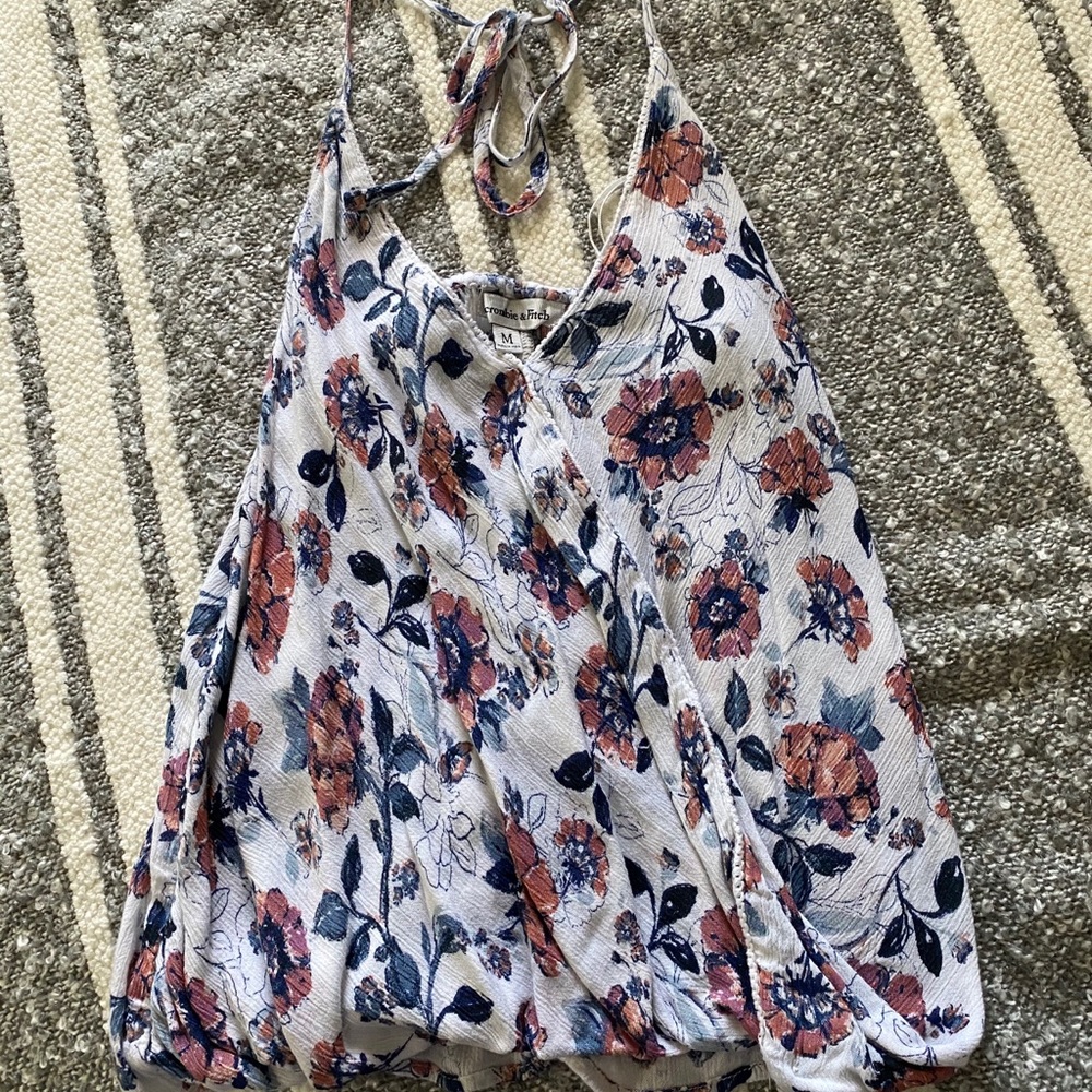 Abercrombie neck tie tank